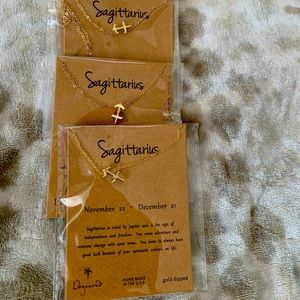 Sagittarius zodiac necklace